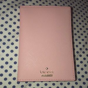 kate spade ♠️ pale pink passport holder